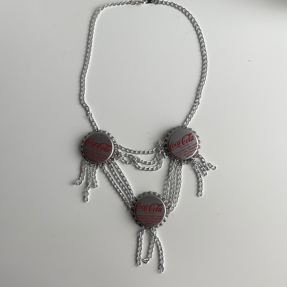 Coke bottle cap necklace confessions of a teenage drama necklace
